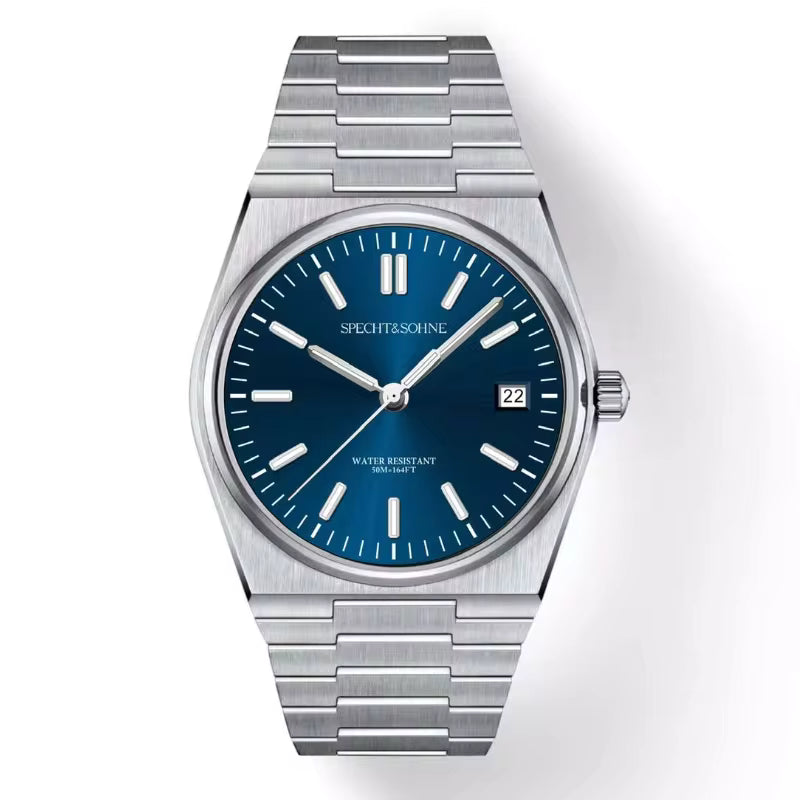 2025 Specht & Söhne Luxury Men's Quartz Watch – Sapphire Crystal Stainless Steel Classic Sports Watch | 100M Waterproof