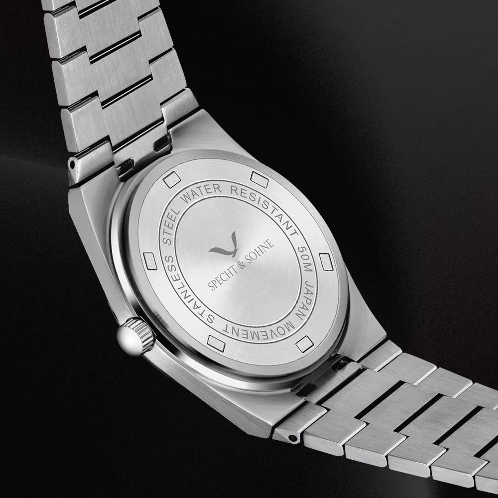 2025 Specht & Söhne Luxury Men's Quartz Watch – Sapphire Crystal Stainless Steel Classic Sports Watch | 100M Waterproof