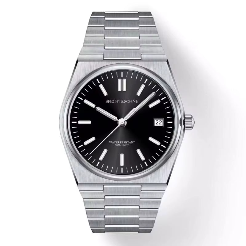 2025 Specht & Söhne Luxury Men's Quartz Watch – Sapphire Crystal Stainless Steel Classic Sports Watch | 100M Waterproof